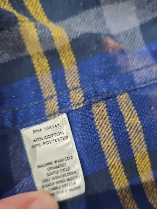 Back to the Future FRINGED WASHED FLANNEL SM-XL - Picture 6 of 6